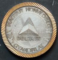 "Magyar Honvédség Delta 97 gyakorlat" fém emlékplakett T:2-