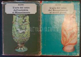 2 db Elite olasz üveg katalógus