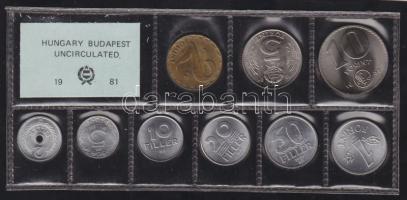1981. 2f-10Ft 9db klf forgalmi sor szettben T:BU