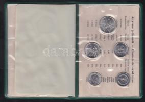 1977. 2f-10Ft 9db klf forgalmi sor eredeti dísztokban, tanúsítvánnyal! T:BU