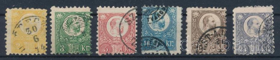 1871 Réznyomat sor elfogazásokkal, jó minőségben