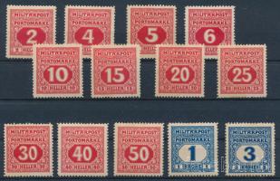 Bosznia-Hercegovina 1916 Teljes portó sor