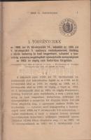 1902 év törvényei, benne az újoncozásról szóló törvénycikkel korabeli keménykötésűben