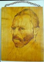 Szendrei Alexandru: van Gogh, pirogramm-fa 24x30