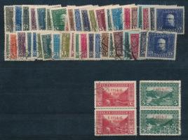 Bosznia Hercegovina 2 db 1912 évi forgalmi sor + 1914 évi jótékonysági kiadás párban II és III tipusú bélyegekkel