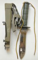 Túlélőkés iránytűvel, fenőkővel, varrókészlet, keménytok 38 cm