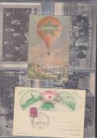 18 db régi Eszperantó képeslap, nagyrészt az 1911-es antwerpeni kongresszusról; az egyik lapon a Magyar Eszperantó Szövetség Filatelista szakosztályának bélyegzésével / 18 Esperanto cards