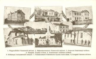 Felsőelefánt, Szalonca, Kőbánya, Rákoskeresztúr boarding schools