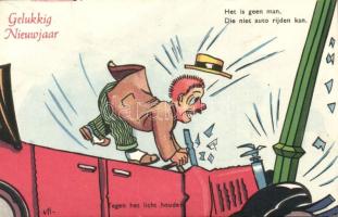 Automobile crash hold to light litho