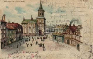 Town square hold to light litho (Rb)