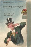 Humour hold to light litho (wet damage)