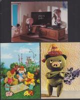 15 db használatlan színes modern Bábfigurás lap (pl. Futrinka utca) / 15 Puppet figure cards