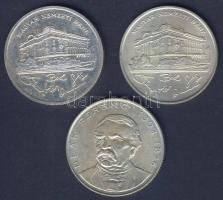 1992 200 Ft Ag "MNB" + 1993 "MNB" + 1994 "Deák" T:2