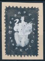 1947 Béke, Konecsni György eredeti bélyegterve / essay by György Konecsni