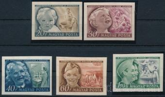 1950 Gyermek I. vágott sor / Mi 1101-1105 imperforate set
