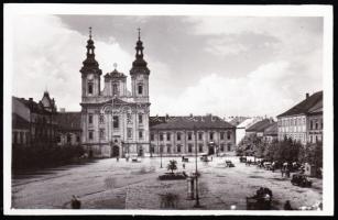 Uherské Hradiste Masarykov square catholic church photo