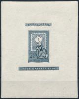 1951 80 éves a magyar bélyeg 2Ft vágott blokk Mi 22 imperforate block
