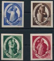 1947 S.A.S. vágott sor (100.000) / Mi 981-984 imperforate set