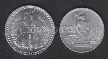 Románia 1951. 20L T:2-/3  + 1978 5L T:1