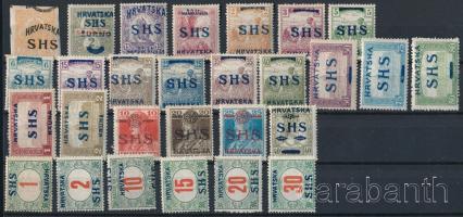 SHS 1918 28 db bélyeg (**22.100) Signed: Bodor