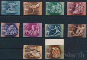 1950 Sport (II.) vágott sor Mi 1129-1138 imperforated set