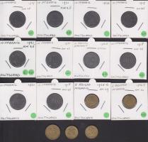 Németország/Weimari Köztársaság/3.Birodalom kis pfennig tétel 1918 10Pf (2x), 1919 10Pf 82x), 1920 1...