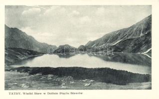 Tatra Dolina Pieciu Stawów lake