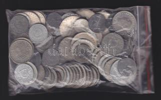 Kis világpénz tétel köztük Ausztria, Görögország, Jugoszlávia, Spanyolország, Belgium stb. érdekes darabokkal T:vegyes összesen 106db!