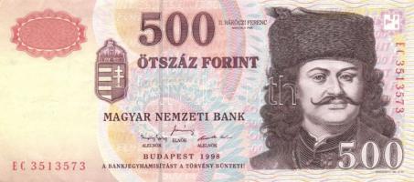 1998. 500Ft (3x) T:II,III