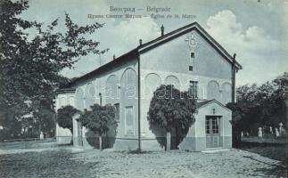 Belgrade St Marc church