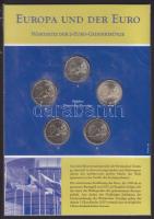 Németország 2007. 2€ (5x) 5klf verdejel "50 éves a római szerződés" emlékíven elsőnapi bélyegzős bélyeg-kisívvel T:BU