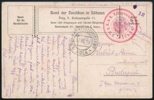 1915 Tábori posta képeslap / Field postcard "S.M.S. NOVARA"