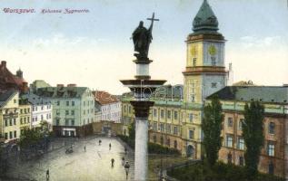 Warsaw Sigmund´s Column and the Royal Castle