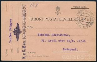 1915 Tábori posta levelezőlap