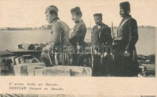 Military WWI Serbian navy on the Danube (EK)