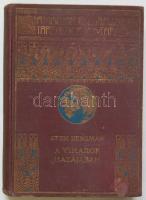 Magyar Földrajzi Társaság könyvtára: Sten Bergman: A viharok hazájjában, képekkel, térképekkel. Aranyozott kiadói egészvászon sorozatkötésben