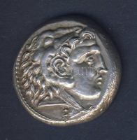 Ókori Görögország / Makedónia ALEXANDER III. i.e 336-323. "ALEXANDROU / Ülő Zeus sassal és jogarral" Tetradrachma Ag (16.84g) T:2