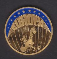 Európa 1999. "ECU" bicolor emlékérem T:PP + DN II. Lajos bajor királyt ábrázoló ovális eml...