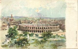 Verona amphitheatre litho (EK)