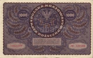 Lengyelország 1919.8.23. 1000M (5x) T:III