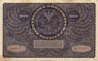 Lengyelország 1919.8.23. 1000M (5x) T:III