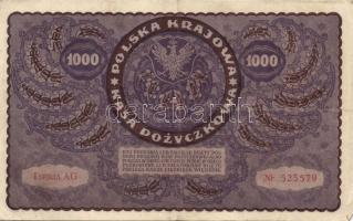 Lengyelország 1919.8.23. 1000M (5x) T:III