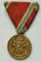 Bulgária 1915-1918. Háborús emlékérem mellszalaggal T:2