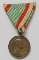 1917. Bronz Vitézségi érem mellszalaggal T:2-