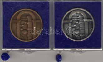 2db modern emlékérem "Balassagyarmat" 2 kül. fémből plombált plasztikdobozban T:1