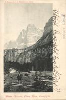 1898 Monte Crozzon, Cima Tosa, Campiglio