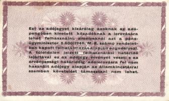 1946. 100.000AP (7x) fehér papíron "5600." rendelettel T:I-,II+