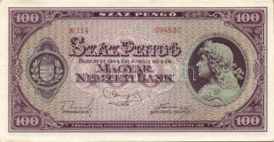 1945. 100P (4x) T:I,II