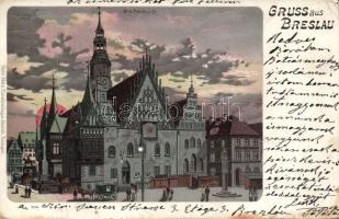 Wroclaw town hall litho (Rb)
