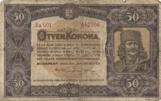 1920. 50K (6x) T:III,III-